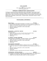 Maybe you would like to learn more about one of these? Claims Resume