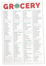 Grocery List Planning Pad 6 X 9 Grocery List Pad Grocery Store Shopping List Pads