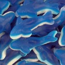 Blue Gummi Sharks 5lb In 2020 Blue Food Blue Candy Gummies
