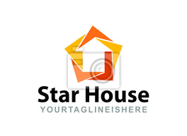 Das interesse an dem neuen medium war groß. Sterne Haus Logo Vorlage Wandsticker Immobilien Spitze Gross Myloview De