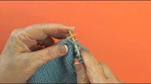 » »k2togtbl knit two stitches together, through the back loops. Knitting Double Increase Youtube