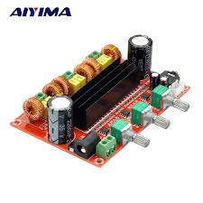 This tpa3116d2 only, top view. Aiyima Tpa3116 2 1 Digital Audio Amplifier Board Tpa3116d2 Subwoofer Speaker Amplifiers Dc12v 24v 2 50w 100w Subwoofer Speaker Amplifier Digital Audio Amplifieraudio Amplifier Aliexpress