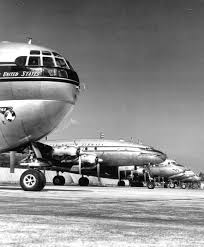 Line Of Pan American Clipper Airplanes In Miami Vintage Aircraft Vintage Airlines Vintage Aviation