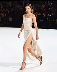 Gigi Hadid Cream Jacquemus Backless Dress Ramp Walk Paris 2020 On Sassy Daily In 2020 Gigi Hadid Dresses Fashion Dresses