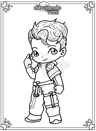 Imajenes de fre fire para colorear. Dibujo De Wolfrahh De Free Fire Kawaii Para Imprimir Dibujando Con Vani