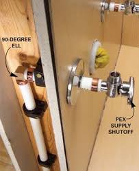 Remodeled my kitchen (first one for this 1937 house), the plumber put the sink drain stub out at the same height from the floor as the original stub out. Plumbing With Pex Tubing Diy Plumbing Pex Plumbing Shower Plumbing