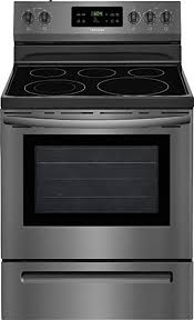 The oven door can become locked before and after the cleaning cycle. Amazon Com Frigidaire Ffef3054td 30 Inch Freestanding Electric Range With 5 Elements Smoothtop Cooktop 5 3 Cu Ft Primary Oven Capacity In Black Stainless Steel Appliances