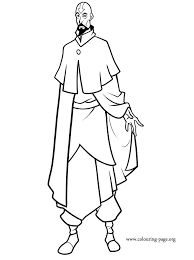 Avatar the last airbender color page. The Legend Of Korra Tenzin Coloring Page Legend Of Korra Korra Coloring Pages
