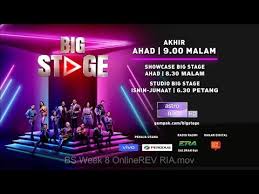 Seramai lima peserta telah berentap di pentas big stage untuk berebut gelaran juara. Siapa Akan Bergelar Juara Big Stage 2019 Akhir Youtube