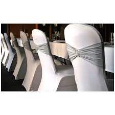Housse de chaise en lycra, aspect lisse et tendu (bandeau à louer à part) l'aspect de ces housses est résolument moderne. Achat Housse De Chaises Lycra En Moselle