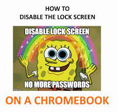How To Disable The Lock Screen On Your Chromebook Log In Faster Platypus Platypus