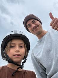 Meeting a famous person at local park