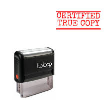 The process of document certification to open a bank account should not be confused with getting a bank certificate. Bbloop Certified True Copy Self Inking Office Stamp Rectangular Typewriter Style Stamps Aliexpress