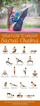 Yoga For The Sacral Chakra Free Printable Pdf Yoga For You Sacral Chakra Yoga Yoga Flow Sequence