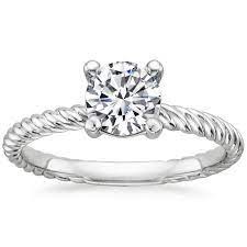 18k White Gold Entwined Ring Entwined Ring Classic Engagement Rings Beautiful Jewelry