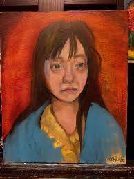 Oil painting progress and techniques