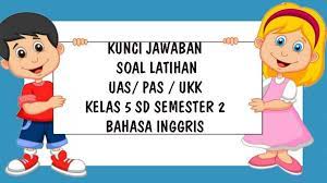 Download soal ujian sekolah bahasa indonesia sd kelas 6 materi pelajaran bahasa indonesia kelas 6 semester 2 sd/mi lengkap …. Soal Uas Bahasa Inggris Kelas 5 Sd Semester 2 Tahun 2021 Kunci Jawaban Pas Ukk Pilihan Ganda Essay Tribun Pontianak
