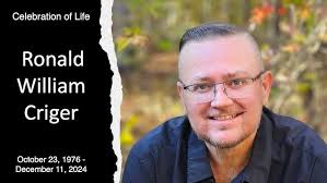 Ronald William Criger Funeral 12 17 24