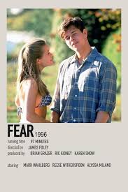 Fear By Isabella Good Comedy Movies Iconic Movie Posters Movie Posters Minimalist