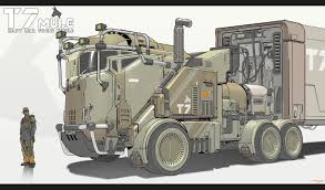 What is a four wheel mule? Artstation The Mule Timo Peter Scifi Vehicle Truck Design Sci Fi Vehicles