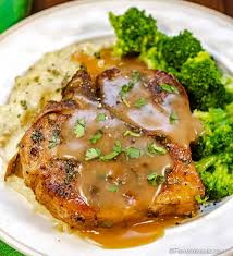 Pat the pork chops dry with paper towel and season well with salt and pepper on both sides. Instant Pot Smothered Pork Chops Flavor Mosaic