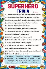 Blizzard zynga epic riot right answer: 100 100 Superhero Trivia Questions Answers Meebily Trivia Questions And Answers Trivia Quiz Questions This Or That Questions