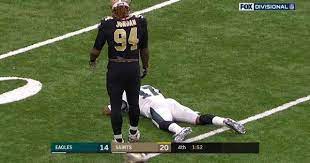 The support that alshon jeffery has received after his crushing drop in the divisional round has been abundant, and he paid it back in a big way thursday. Alshon Jeffery S Drop Leads To Crucial Interception As Saints Down Eagles Jan 13 2019