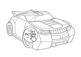 Bumblebee is one of the more favorite transformers characters. Bumblebee Car Coloring Page Novocom Top