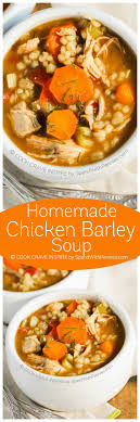 Chicken Barley Soup Spend With Pennies Chicken Barley Soup Soup Recipes Barley Soup
