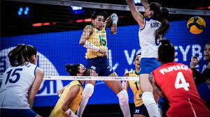 Leandro castán sobe com braço aberto na disputa de cabeça com gabriel taliari e acerta o rosto do adversário. Ao Vivo Brasil E Russia Liga Das Nacoes De Volei Feminino
