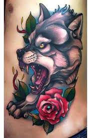 Share the best gifs now >>>. Bad Wolf Tattoo Idea