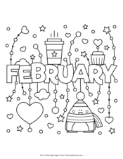 All three are adorable for the most reluctant valentine. Winter Coloring Pages Free Printable Pdf From Primarygames