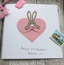 Add googly eyes, pipe cleaner whiskers, and glue them in a row to create your bunny family. Ideas And Inspirations For Handmade Easter Cards 2020 Edition