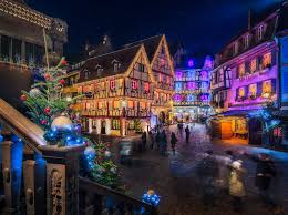 Beautiful Colmar At Christmas Colmar France Europe City Architecture