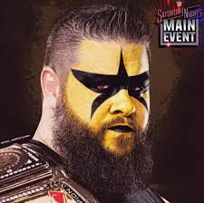 Imagine Kevin Owens pops out tonight wearing the Stardust face paint 😂💀  (ssss_wrestling) 📸