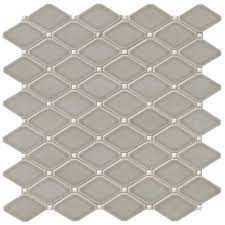 Maybe you would like to learn more about one of these? Msi Dove Gray 12 28 In X 12 8 In X 8 Mm Glossy Ceramic Mesh Mounted Mosaic Tile 10 9 Sq Ft Case Pt Dg Diamond The Home Depot Ceramic Mosaic Tile Mosaic Tiles Mosaic Wall Tiles