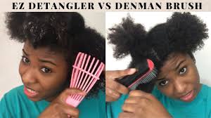 To watch video tutorials you should definitely head over to youtube. Ez Detangler Brush Vs Denman Brush Youtube