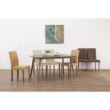 When deciding between a square, rectangle or round dining table size, your choice should be proportional to the shape of the room but also the amount you want to seat. Minimalist Dining Set Dining Table 4 Or 6 Person Dining Chair 1 Set 2 Pcs Shopee Malaysia