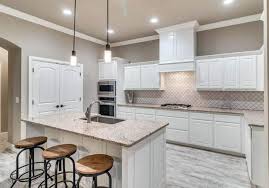 Gorgeous gray kitchen backsplash tile white cabinets. Arabesque Tiles Design Ideas Designing Idea