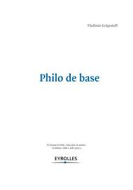 Ceux qui vampirisent, manipulent, jugent, imposent etc. Philo De Base Eyrolles