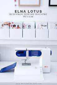 Швейная машина elna experience 570. Elna Lotus Beginner Sewing Machine Review Megan Nielsen Patterns Blog