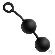 Tom Of Finland Silicone Weighted Anal Balls Black 24cm