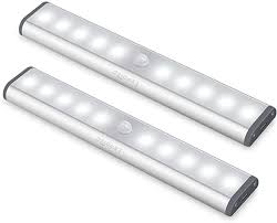 Under cabinets, workroom spaces, bathroom medicine cabinets or inside drawers or china cabinets. Amazon Com Wireless Motion Sensor Cabinet Lights 10 Led Usb Rechargeable Closet L Led Under Cabinet Lighting Motion Sensor Closet Light Under Cabinet Lighting
