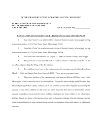 Joint Complaint For Divorce Mississippi Edit Fill Sign Online Handypdf