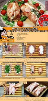 Mit Feta Und Rukola Gefullte Hahnchenbrust Roulade Im Schinkenmantel Rezept Mit Video Recipe Workout Food Food Healthy Eating Recipes