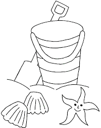 Everybody calls them starfish, but it is considered more accurate to call them sea stars, so, here are coloring pages of starfish and sea stars. Beach Bucket And Sea Star Coloring Pages Best Place To Color