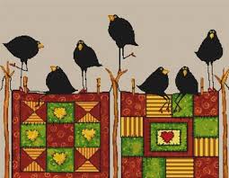 Cross stitch patterns for the whole family designed by connie barwick. White Willow Stitching Quilting Crows Cross Stitch Pattern