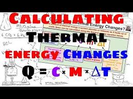 Calculating Thermal Energy Changes Without A Phase Change Part 2 Thermal Energy Science Chemistry Chemistry Class