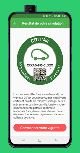 Certificat qualité de l'air) is a vignette (a secure sticker) issued to show a vehicle's compliance with european emission standards. Crit Air For Android Apk Download