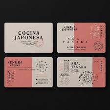 Senora Tanaka Graphic Design Business Card Graphic Design Cards Graphic Design Business